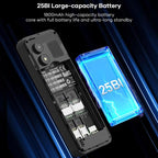 UNIWA MS001 Keypad Phone, 1.77 inch Spreadtrum SC6531CA, Network: 2G, 4 SIM 4 Standby, 21 Keys, Plug:UK Plug(Black)