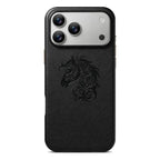 For iPhone 18 Pro / 17 Pro ESEBLE B1 Five Flowered Horse Phone Case(Black)