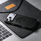 For iPhone 18 Pro / 17 Pro ESEBLE B1 Five Flowered Horse Phone Case(Black)
