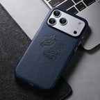 For iPhone 18 Pro / 17 Pro ESEBLE B1 Five Flowered Horse Phone Case(Navy Blue)