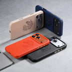 For iPhone 18 Pro / 17 Pro ESEBLE B1 Five Flowered Horse Phone Case(Orange)