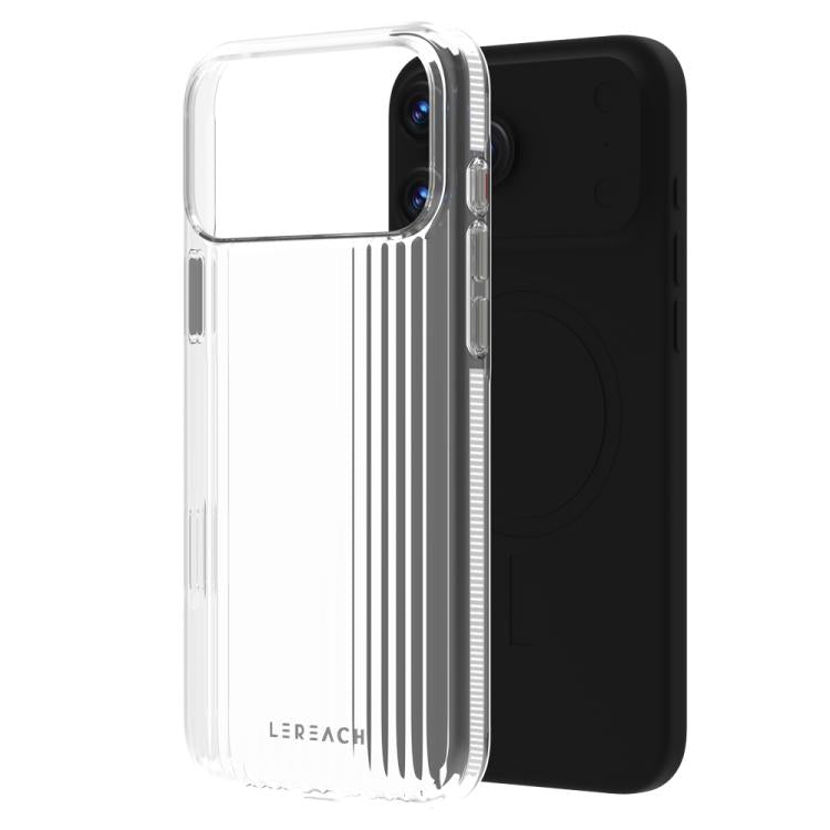 For iPhone 18 Pro / 17 Pro LeReach TOC Icicle Series Ice Mist Double-Sided Non-Slip Phone Case(White)