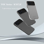 For iPhone 18 Pro / 17 Pro LeReach TOC Icicle Series Ice Mist Double-Sided Non-Slip Phone Case(White)