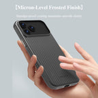For iPhone 18 Pro / 17 Pro LeReach TOC Icicle Series Ice Mist Double-Sided Non-Slip Phone Case(White)