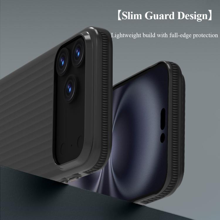 For iPhone 18 Pro / 17 Pro LeReach TOC Icicle Series Ice Mist Double-Sided Non-Slip Phone Case(White)