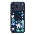 For iPhone 18 Pro / 17 Pro Mutural Flora Story Series Magnetic Phone Case(Midnight Blooms)