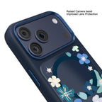 For iPhone 18 Pro / 17 Pro Mutural Flora Story Series Magnetic Phone Case(Midnight Blooms)