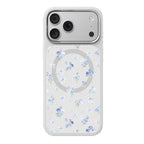 For iPhone 18 Pro / 17 Pro Mutural Flora Story Series Magnetic Phone Case(White Romantic)