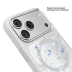 For iPhone 18 Pro / 17 Pro Mutural Flora Story Series Magnetic Phone Case(White Romantic)