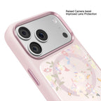 For iPhone 18 Pro / 17 Pro Mutural Flora Story Series Magnetic Phone Case(Pink Blooms)