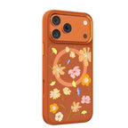 For iPhone 18 Pro / 17 Pro Mutural Flora Story Series Magnetic Phone Case(Bright Orange)