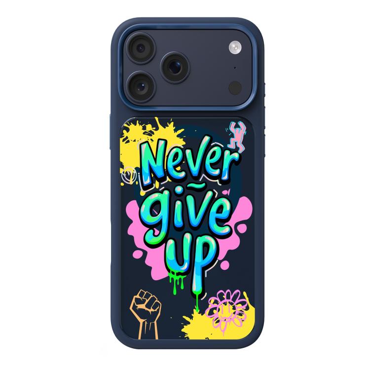 For iPhone 18 Pro / 17 Pro Mutural Graffiti Series Magnetic Phone Case(Never Give Up)
