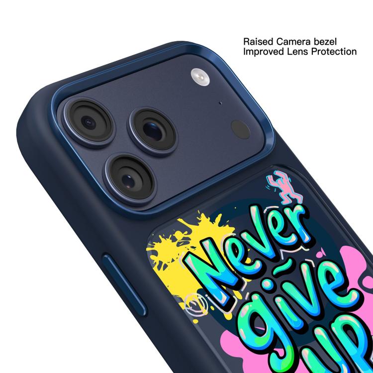 For iPhone 18 Pro / 17 Pro Mutural Graffiti Series Magnetic Phone Case(Never Give Up)