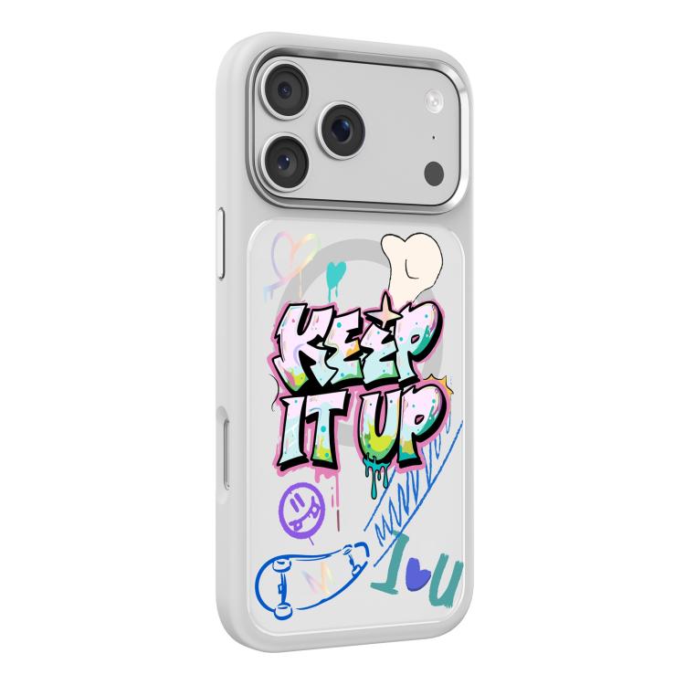 For iPhone 18 Pro / 17 Pro Mutural Graffiti Series Magnetic Phone Case(Keep It Up)