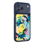 For iPhone 18 Pro / 17 Pro Mutural Graffiti Series Magnetic Phone Case(Abstract Blue)