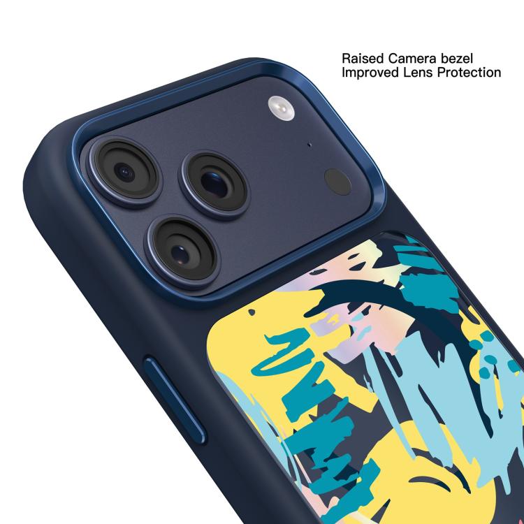 For iPhone 18 Pro / 17 Pro Mutural Graffiti Series Magnetic Phone Case(Abstract Blue)