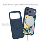 For iPhone 18 Pro / 17 Pro Mutural Graffiti Series Magnetic Phone Case(Abstract Blue)