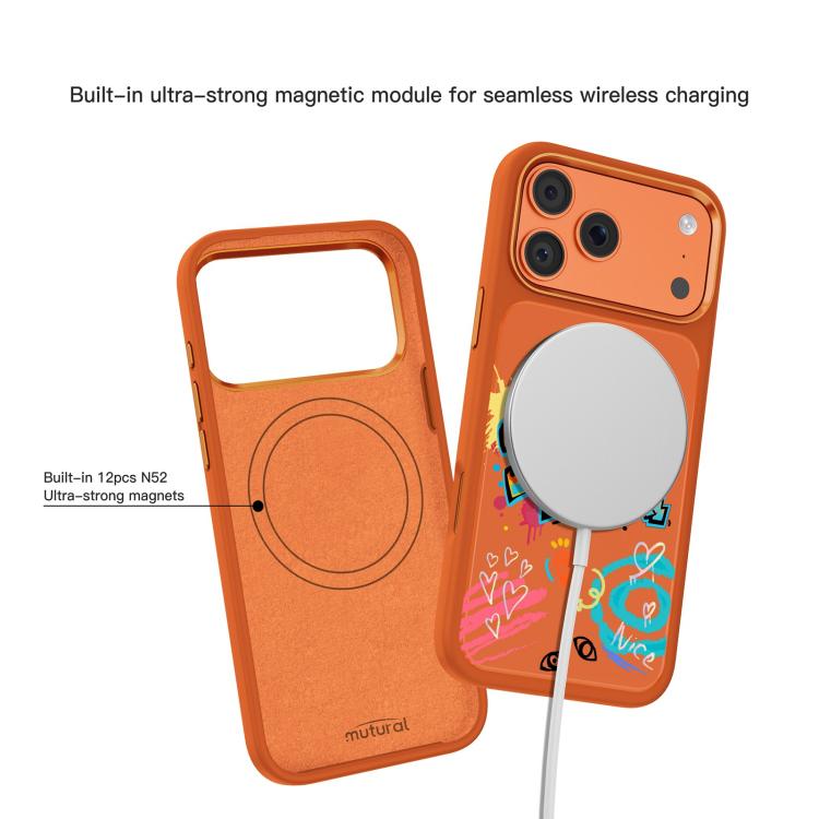 For iPhone 18 Pro / 17 Pro Mutural Graffiti Series Magnetic Phone Case(Mutural Life)
