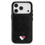 For iPhone 18 Pro / 17 Pro YOYOISLES Heart Island Series Electroplated PC Hybrid PU Phone Case(Black)