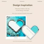 For iPhone 18 Pro / 17 Pro YOYOISLES Heart Island Series Electroplated PC Hybrid PU Phone Case(Black)
