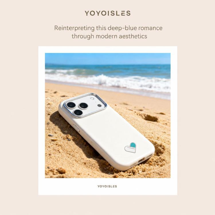 For iPhone 18 Pro / 17 Pro YOYOISLES Heart Island Series Electroplated PC Hybrid PU Phone Case(Black)