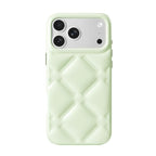 For iPhone 18 Pro / 17 Pro YOYOISLES Cloud Series Vegan Leather Phone Case(Green)