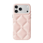 For iPhone 18 Pro / 17 Pro YOYOISLES Cloud Series Vegan Leather Phone Case(Pink)