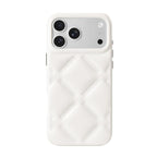 For iPhone 18 Pro / 17 Pro YOYOISLES Cloud Series Vegan Leather Phone Case(White)