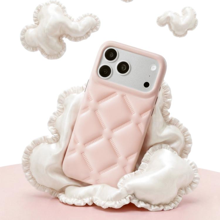For iPhone 18 Pro / 17 Pro YOYOISLES Cloud Series Vegan Leather Phone Case(Blue)