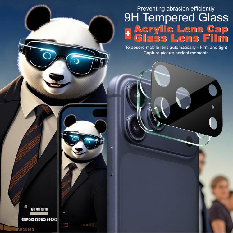 For iPhone 18 Pro IMAK High Definition Integrated Glass Lens Film Black Version