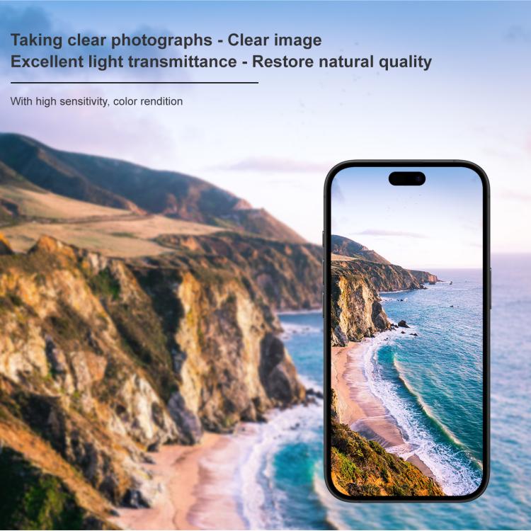 For iPhone 18 Pro IMAK High Definition Integrated Glass Lens Film Black Version