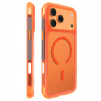 For iPhone 18 Pro Mutural AirShield Series Magnetic Phone Case(Orange)
