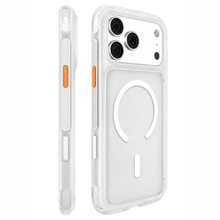 For iPhone 18 Pro Mutural AirShield Series Magnetic Phone Case(White)