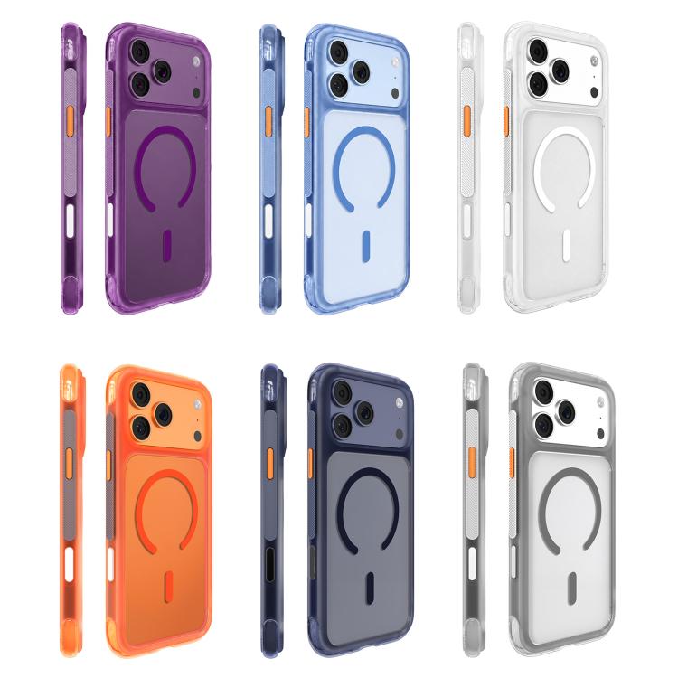 For iPhone 18 Pro Mutural AirShield Series Magnetic Phone Case(Purple)