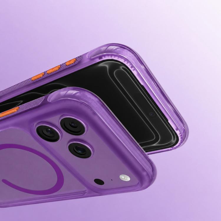 For iPhone 18 Pro Mutural AirShield Series Magnetic Phone Case(Purple)