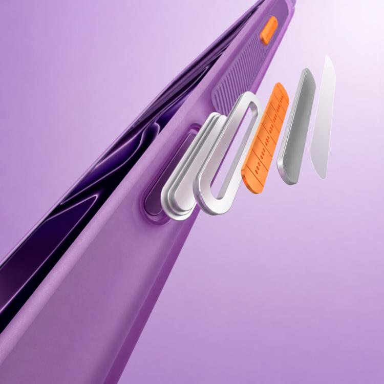 For iPhone 18 Pro Mutural AirShield Series Magnetic Phone Case(Purple)