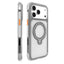 For iPhone 18 Pro Mutural ArtShield Series Magnetic Holder Phone Case(Grey)