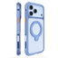 For iPhone 18 Pro Mutural ArtShield Series Magnetic Holder Phone Case(Blue)