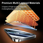 XDcase 2 PCS/Pack Silk-Printed HD Tempered Glass Film For iPhone 18 Pro