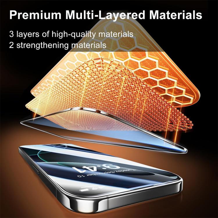 XDcase 2 PCS/Pack Silk-Printed HD Tempered Glass Film For iPhone 18 Pro