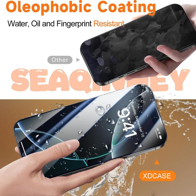 XDcase 2 PCS/Pack Silk-Printed HD Tempered Glass Film For iPhone 18 Pro