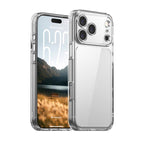 For iPhone 18 Pro iPAKY Aurora Series Precision-Cut Shockproof PC Hybrid TPU Phone Case(Transparent)