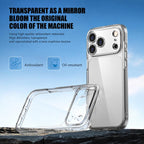 For iPhone 18 Pro iPAKY Aurora Series Precision-Cut Shockproof PC Hybrid TPU Phone Case(Transparent)