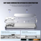 For iPhone 18 Pro iPAKY Aurora Series Precision-Cut Shockproof PC Hybrid TPU Phone Case(Transparent)