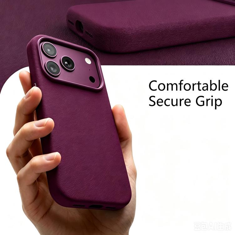 For iPhone 18 Pro Mutural Elegant Lychee Series Electroplated PU Phone Case(Blue)