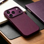 For iPhone 18 Pro Mutural Elegant Lychee Series Electroplated PU Phone Case(Blue)