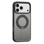 For iPhone 18 Pro Mutural Armor Series MagSafe Magnetic Holder Phone Case(Black)