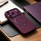For iPhone 18 Pro / 17 Pro Mutural Cloud Matte Series Holder PU Phone Case(Light Blue)