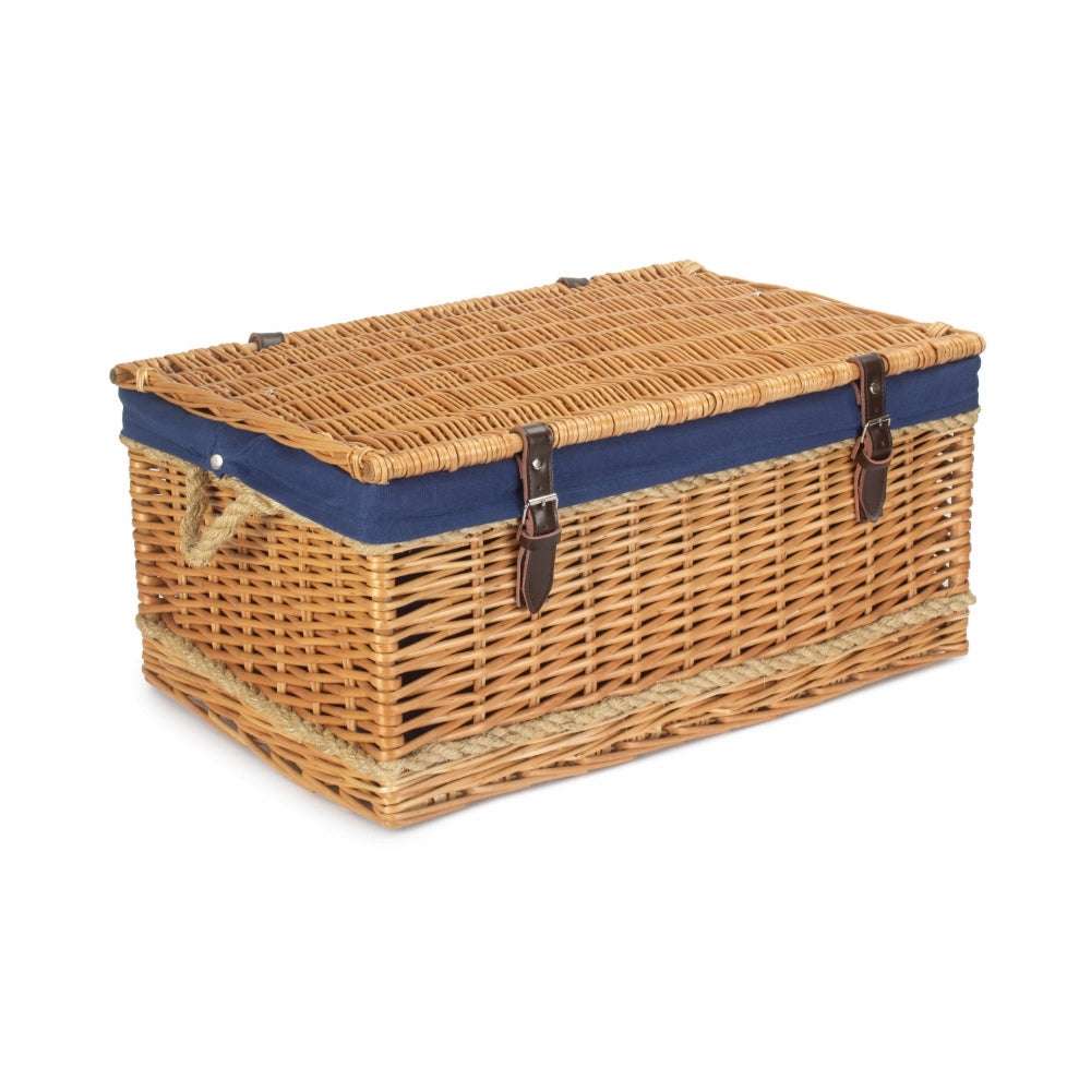 Red Hamper 62cm Roped Handled Picnic Basket