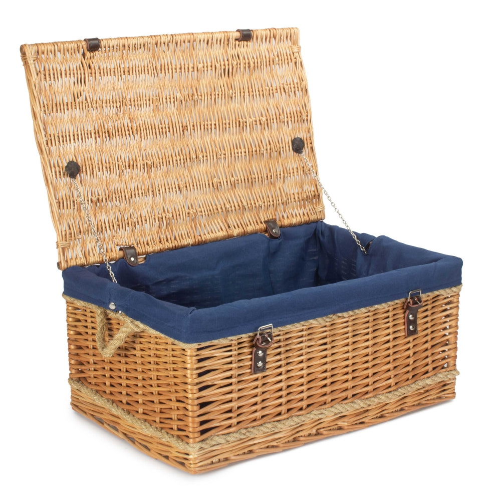 Red Hamper 62cm Roped Handled Picnic Basket